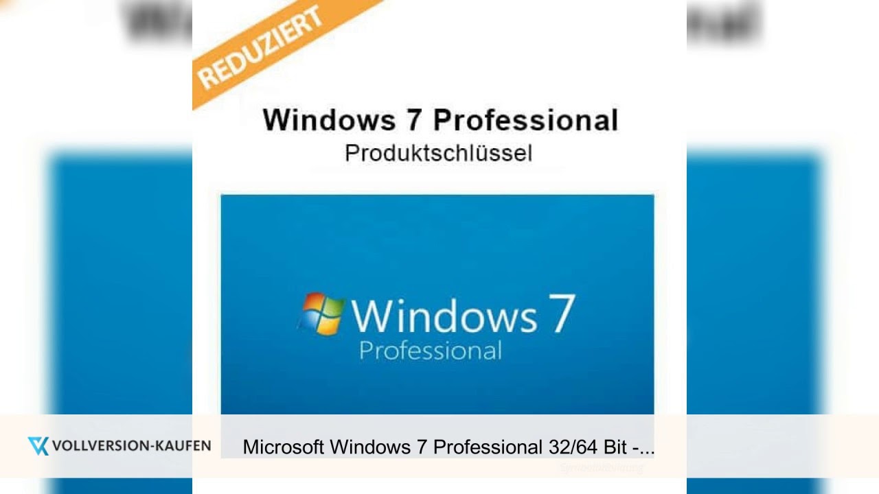 Windows 7 professional sp1 64 bit